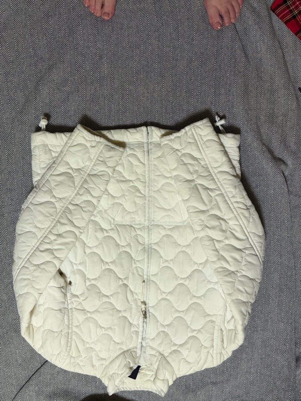 GAP Cream Quilted Vest - XS